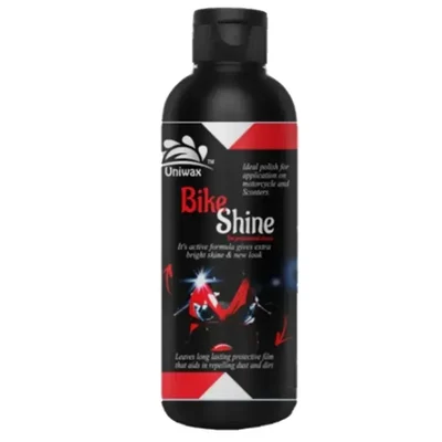 Uniwax 200ml Bike Shine Instant Polisher Ideal for Application on Motorcycle & Scooters