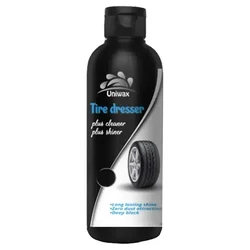 Uniwax 200ml Tire Dresser Plus Cleaner & Shiner Used to Protect and Dress All Tires
