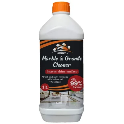 Uniwax 1L Marble & Granite Cleaner Used for Cleaning, Polishing, Removing Yellowness Purpose