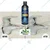 Uniwax 1 Liter Tap & Shower Cleaner and Shiner With 200ml Limescale And Hard Water Stain Remover