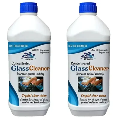 Uniwax (1 Liter x 2 Pcs) Concentrated Glass Cleaner