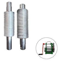 Stainless Steel Up & Down Roller Set for DHANLAXMI Manual Sugarcane Juicer Machine (2 Pcs.)