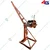 4G 500 kg Capacity 360° Mini Crane With Electric Clutch Winch, 3.5 HP Motor, 40 Meter 8 mm Wire Rope