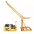 4G 500 kg Capacity 360° Mini Crane With Electric Clutch Winch, 3.5 HP Motor, 40 Meter 8 mm Wire Rope