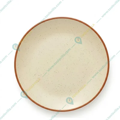 Dual Tone Urmi Plates 13, 11, 9, 7.5 Inch Multi Size Dining Serveware (Set of 4)