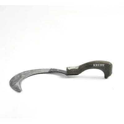 KRUFE Heavy-Duty Grass Cutting Curved Saw With Ergonomic Plastic Handle Sharp Stainless Steel Blade