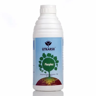 Utkarsh Phosphoz (Phosphate Solubilizing Bacteria - PSB) Bio Fertilizer for Natural Phosphorus | 1 liter(Pack-1 x 1 liter)