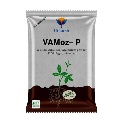 Utkarsh VAMoz-P (Mycorrhiza with 100 IP/gm) Bio Fertilizer for Stem Girth, Nutrient Absorption and Water Uptake | 900 gm(Pack-1 x 900 gm)