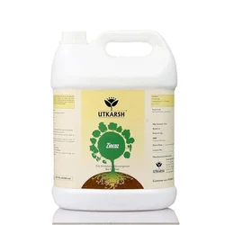 Utkarsh Zincoz (Zinc Solubilizing Microorganism) Bio Fertilizer for Natural Zinc, Increases Leaf Size | 5 liter(Pack-1 x 5 liter)