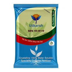 Utkarsh NPK (19:19:19) (Speciality Crystalline 100% Water Soluble Complex Fertilizer) Enhance Vegetative Growth | 250 gm