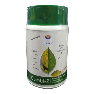 Utkarsh Combi-2 (EDTA Chelated Fertilizers, Mix Micronutrient) | Prevents Mix Crop Deficiencies | 1 kg(Pack-1 x 1 kg)