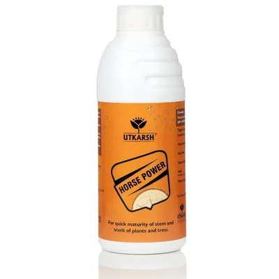 Utkarsh Horse Power (Ammonium Polyphosphate Fertilizer- NPK 10-34-00) for Quick Maturity of Stem and Trunk(Pack-1 x 1 liter)