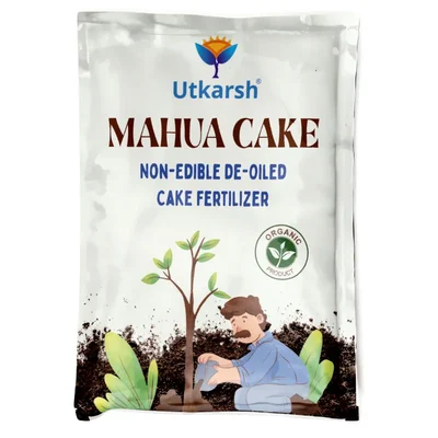 Utkarsh Mahua Cake for Plants | Organic Fertilizer | 900 gm(Pack-1 x 900 gm)