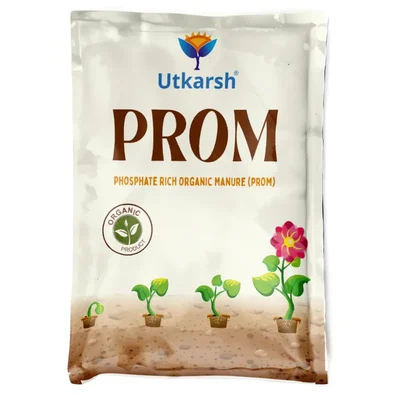Utkarsh PROM - Phosphate Rich Organic Fertilizer | 900 gm(Pack-1 x 900 gm)