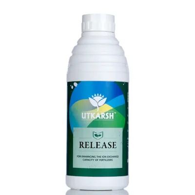 Utkarsh Release (For Enhancing The Ion Exchange Capacity Of Fertilizers) | Biostimulant | 1 liter(Pack-1 x 1 liter)