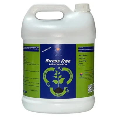 Utkarsh Stress Free (Anti-Stress Solution For Crop) | Biostimulant | 5 liter(Pack-1 x 5 liter)