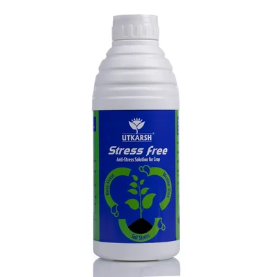 Utkarsh Stress Free (Anti-Stress Solution For Crop) | Biostimulant | 1 liter(Pack-1 x 1 liter)