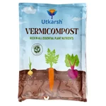 Utkarsh Vermicompost Organic Fertilizer and Manure (Improves Soil Structure and Water-Holding Capacity) | 900 gm