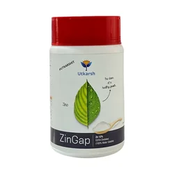 Utkarsh ZinGap (Zinc- Zn 12% EDTA Chelated, 100% Water Soluble Foliar Spray Fertilizers) | Plant Growth Booster | 500 gm