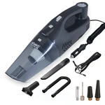 Shakti Technology 2 in 1 Handheld Car Vacuum Cleaner & Tyre Inflator 120W, LED Light, 12V & 150PSI Pressure (Aeroclean)
