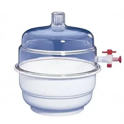 ConXport Polypropylene Polycarbonate Vacuum Desiccator 150 mm Clear Lid Sample Storage
