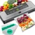 ENEM Vacuum Sealer Machine with Cutter, 1 Year Warranty and Free 10 Vacuum Pouches
