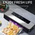 ENEM Vacuum Sealer Machine with Free 10 Vacuum Pouches, 1 Year Warranty For Packing, Sealing