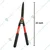 Heavy Duty 22 Inch Hedge Shear of Steel Blade with Soft Handle Grip