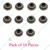 Valve Stem Seal (10 Pieces), For 4 stroke 9 HP  (177F) Petrol Power Tiller / Cultivator, 177F-019        
