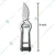 9 Inch Drop Forged Bypass Type Secateur of  Steel Blade for Garden