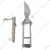 9 Inch Drop Forged Bypass Type Secateur of  Steel Blade for Garden
