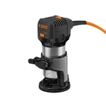 Endico 710W Variable Speed Electric Wood Trimmer for Carpentry & Furniture Design - Soft Start & 3 Collet Sizes - CT8-V