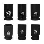 Lion 1 Inch Square Drive 28 mm, 30 mm, 32 mm, 36 mm, 41 mm, 42 mm Air Impact Sockets, 90 mm Long