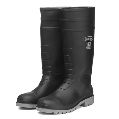 Vaultex PVC ISI marked Gumboots with Steel Toe, Heavy Duty Gumboots for Industrial Purpose(Size-11)