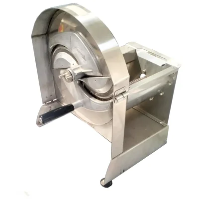 Heavy-Duty Stainless Steel Manual Vegetable and Fruit Slicer Machine, 7-8 kg/hr Capacity