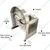 Heavy-Duty Stainless Steel Manual Vegetable and Fruit Slicer Machine, 7-8 kg/hr Capacity