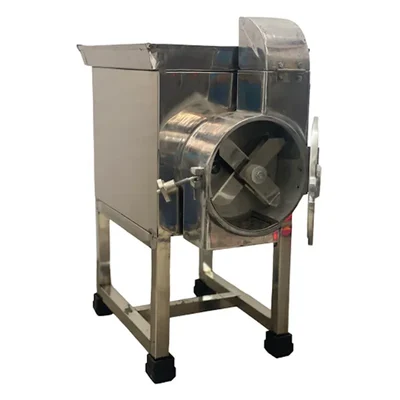 Semi Automatic 2 HP Motor Operated Stainless Steel Vegetable Chopper Machine, Capacity 150 kg/hr