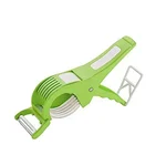 GRECY 72 Pcs  Plastic 2 in 1 Vegetable and Fruit Multi Cutter & Peeler Machine