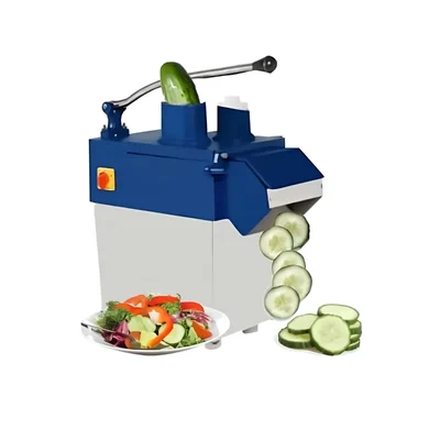 1 HP Copper Motor Winding Vegetable Cutter Machine with 8 Types of Cutting Blades, 150 kg/hr