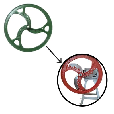 MS Wheel For Heavy Duty 11 kg Manual Saag Cutting Machine, Vegetable Cutter Bhaji Cutter
