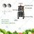 Heavy Duty Stainless Steel 1 HP Motor Operated Vegetable Grating Machine with Two Grating Blades for Commercial Usage