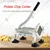 Aluminum Vegetable & French Fry Cutter with 3 Blade Attachments for Fruits, Onions
