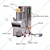 Heavy Duty Stainless Steel Vegetables Cutting Machine 150-200 Kg/Hr Capacity with 1 HP Motor