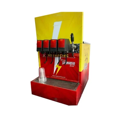 Table Top 4+1 Non-Electric Flavored and Plain Soda Vending Machine