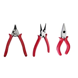 Venus Plier's Set - Long Nose Plier (150 mm/6"), Circlip Plier (175 mm/7")(Internal Straight), Circlip Plier (175 mm/7")(External Straight)