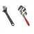 Venus 2 Pieces of Wrench Set : Adjustable Wrench (200 mm) (Phospate), Pipe Wrench Stillson Type with Polished Jaw (200 mm)