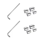 Venus 12.5 mm Cold Forged Socket Drive Hex/Bi-Hex Socket with 10 Inch L-Handle (Metric : 16,17,18,19 mm) Pack of 2