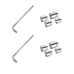 Venus 12.5 mm Cold Forged Socket Drive Hex/Bi-Hex Socket with 10 Inch L-Handle (Metric : 16,17,18,19 mm) Pack of 2