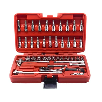 Venus 46 Pcs (34 Sockets + 12 Accessories) Square Drive Socket Set (S-46)
