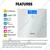 Venus (EPS-2001) New 180 kg Digital Bathroom Scale for Body Weight - 2 Years Warranty, Silver